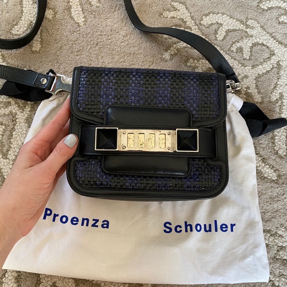 Proenza Schouler PS11 Tiny Box Check Bag - Picture 1 of 8